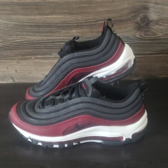 New Nike Air Max 97 Black Red Sneakers Casual Streetwear‎ Everyday Shoes
